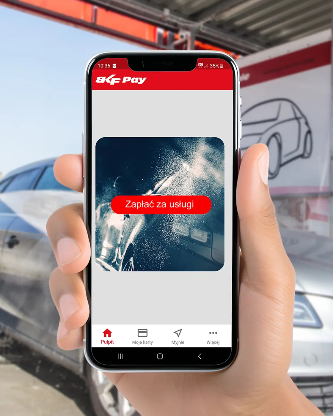 Aplicația BKF Pay pentru spălătorii auto